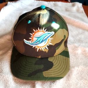 Miami Dolphins camo baseball cap